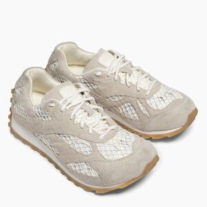Bottega Veneta Cream and White Sneakers